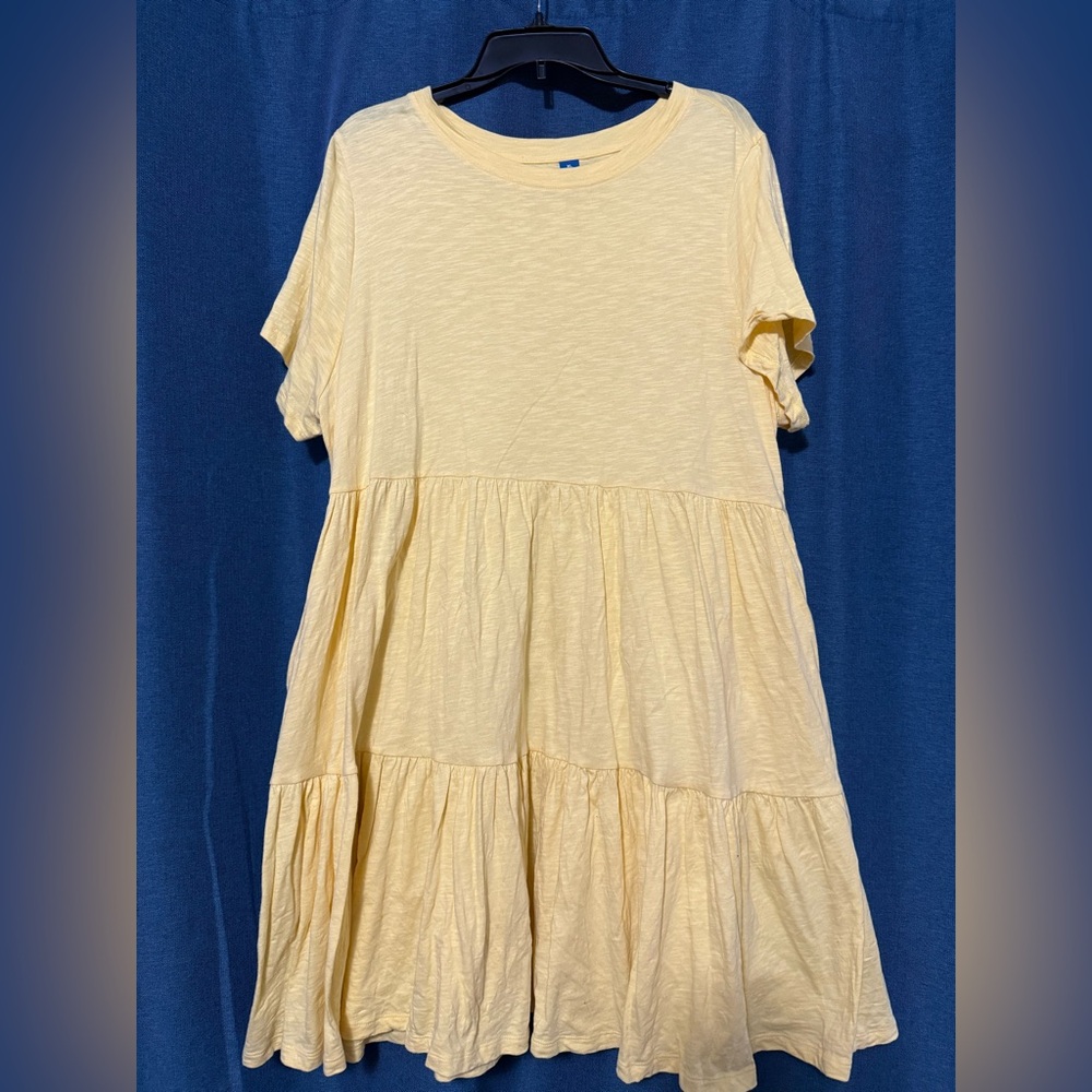 Old Navy Yellow Tiered Dress